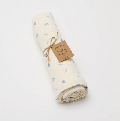 Organic Muslin Swaddle - Enchanted Garden