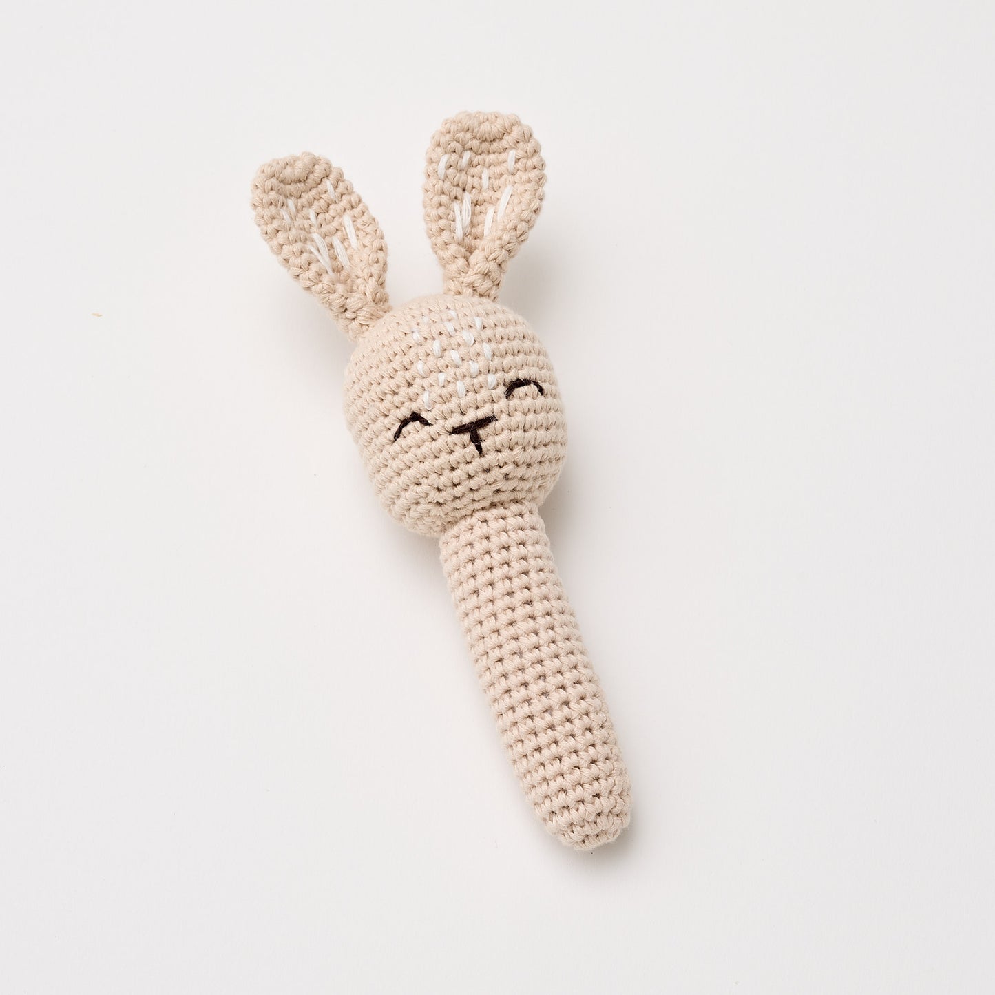 Crochet Bunny Rattle Sand